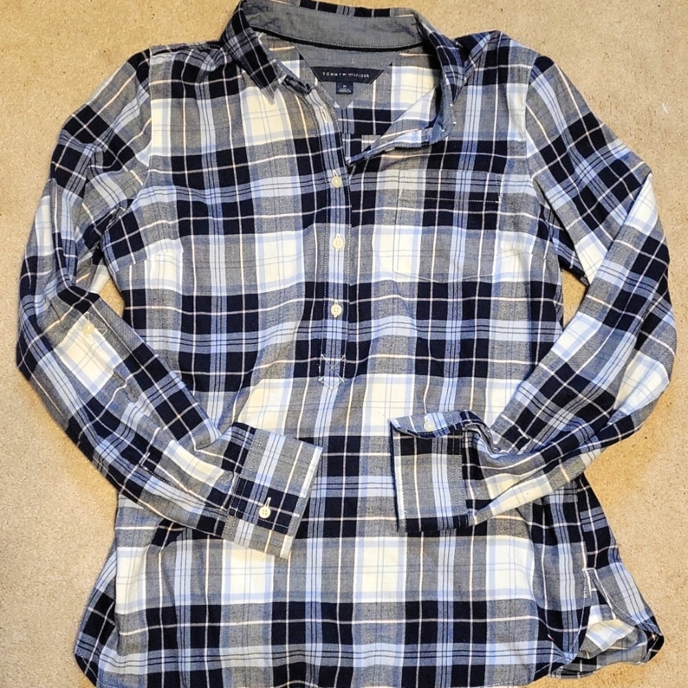 NWOT Tommy Hilfiger Plaid Shirt